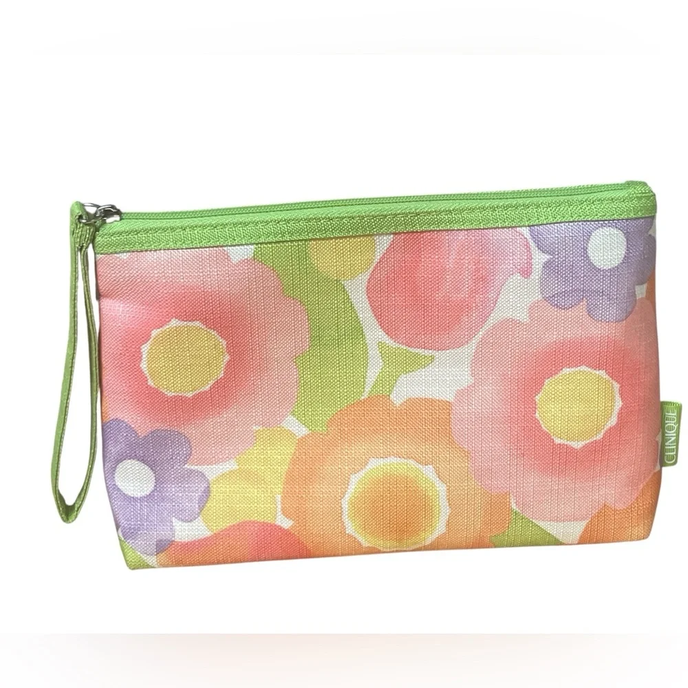 Clinique Floral Multi-Color Cosmetic Bag Set